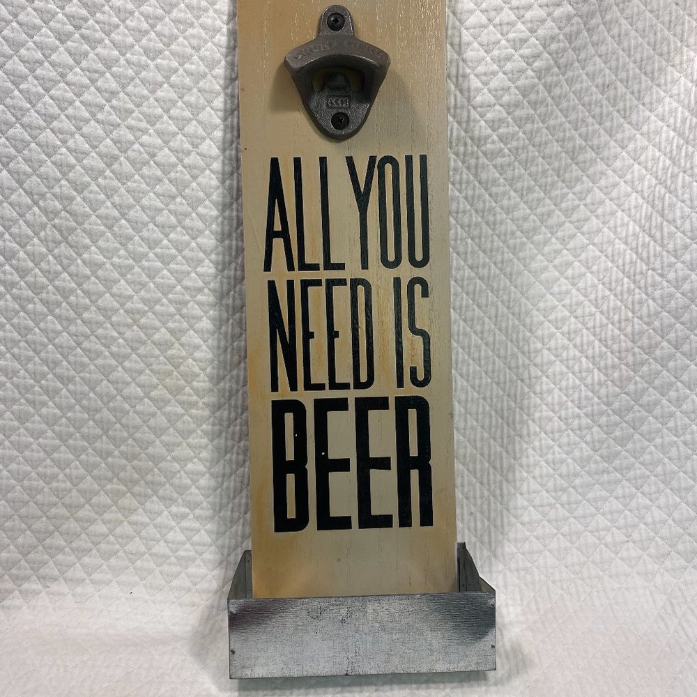 Beer Bottle Opener Sign